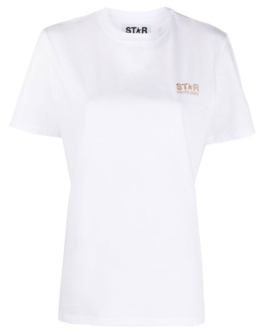 Golden Goose logo-print cotton T-shirt
