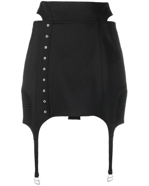 Heliot Emil fitted cut-out detail skirt