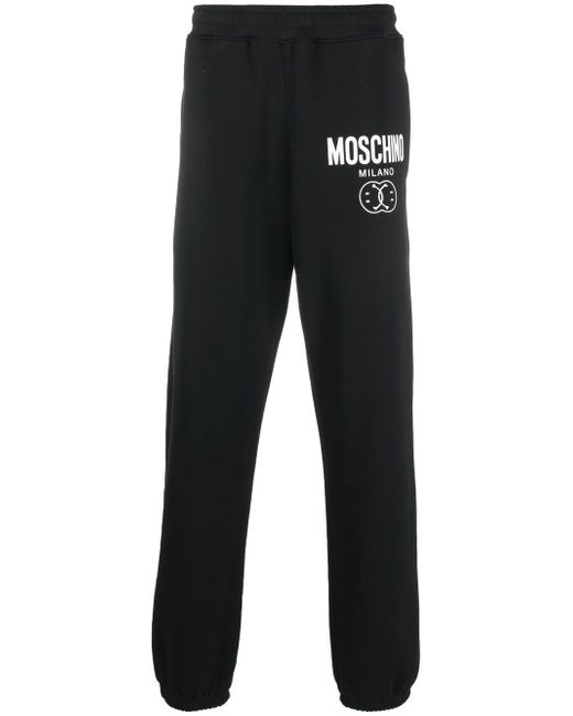Moschino graphic-print knee-length shorts