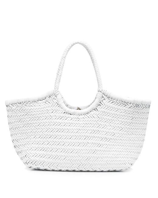 Dragon Diffusion woven leather shoulder bag