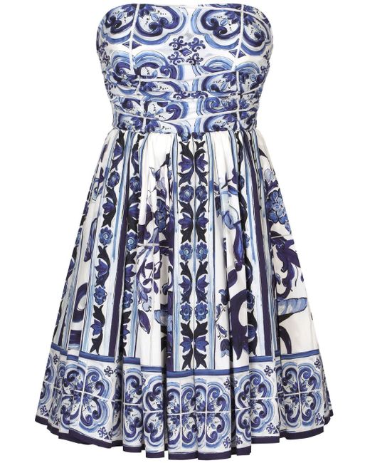 Dolce & Gabbana printed short dress