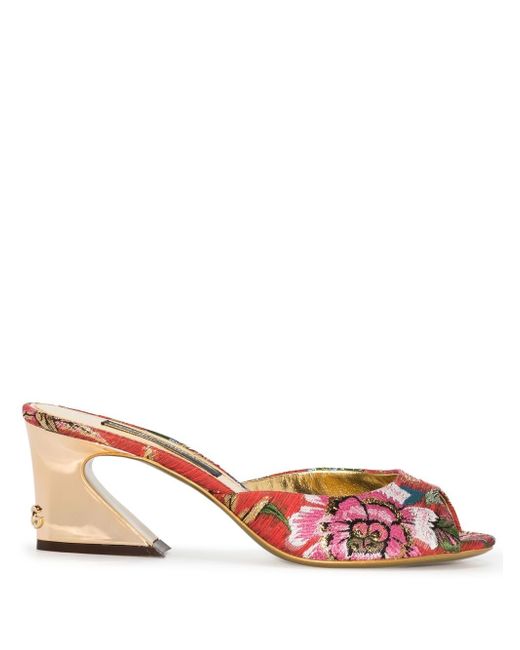 Dolce & Gabbana Broc peep-toe 75mm sandals