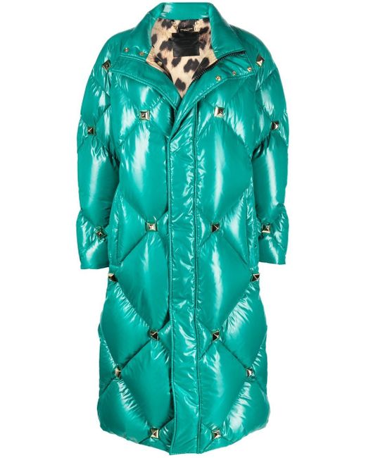 Philipp Plein quilted studded padded coat