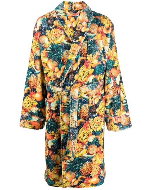 Orlebar Brown tropical-print robe