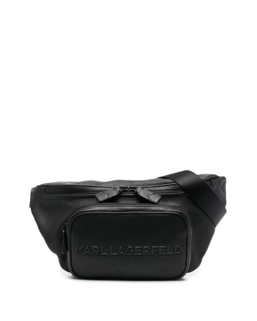 Karl Lagerfeld embossed-logo belt bag