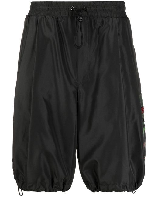 Dolce & Gabbana patch-pocket drawstring shorts