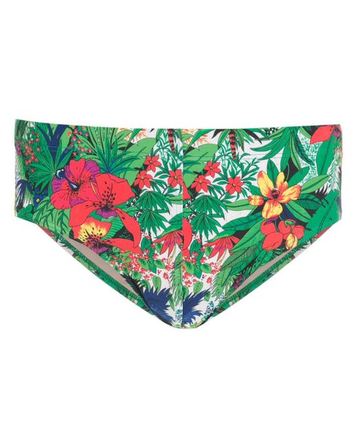 Amir Slama floral-print swim trunks