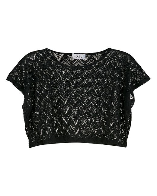 Amir Slama cropped-knitted top