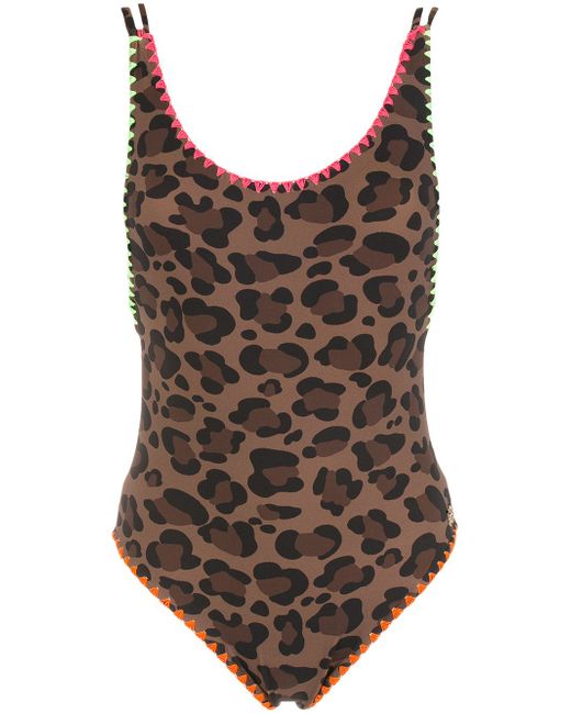Brigitte Tiff leopard-print swimsuit