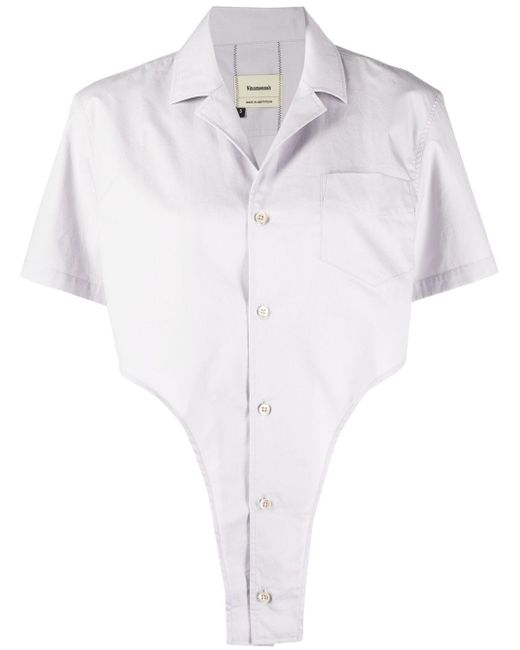 Ninamounah short-sleeve organic cotton shirt