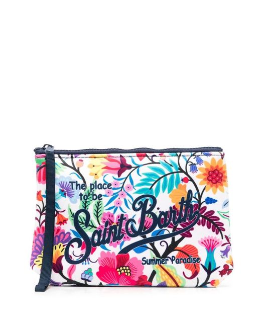 Mc2 Saint Barth Aline floral-print clutch bag