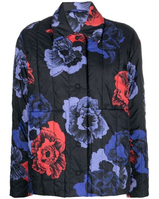 Salvatore Ferragamo floral-print jacket
