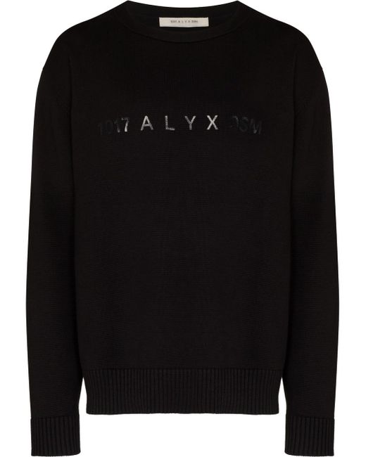 1017 Alyx 9Sm logo-print long-sleeve sweatshirt