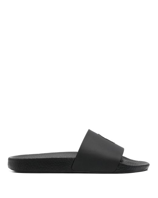 Polo Ralph Lauren logo-print slip-on sandals