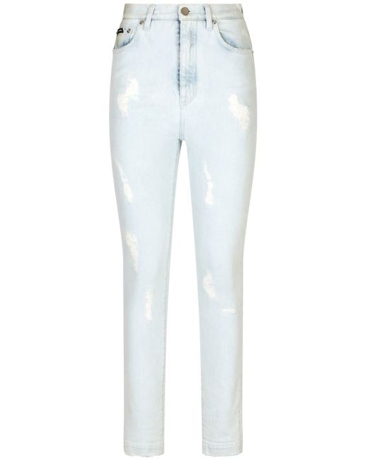 Dolce & Gabbana high-waisted skinny jeans