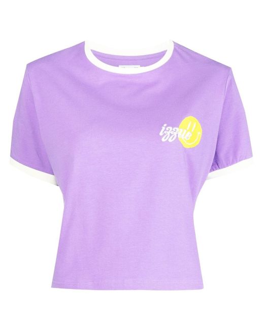 Izzue logo-print short-sleeved T-shirt
