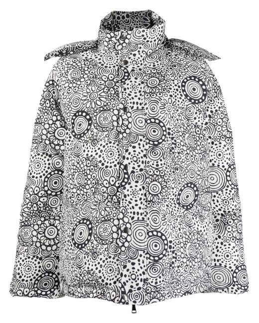10 Corso Como abstract-print hooded puffer jacket