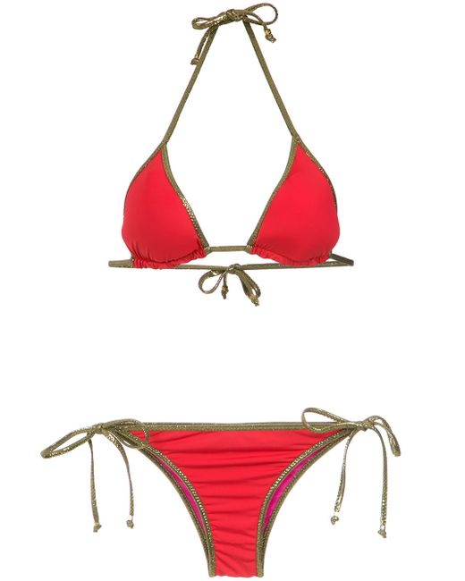 Amir Slama tone trimming bikini set