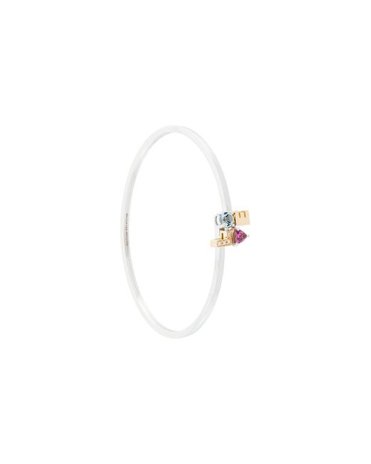 Delfina Delettrez 18kt and diamond Love bracelet