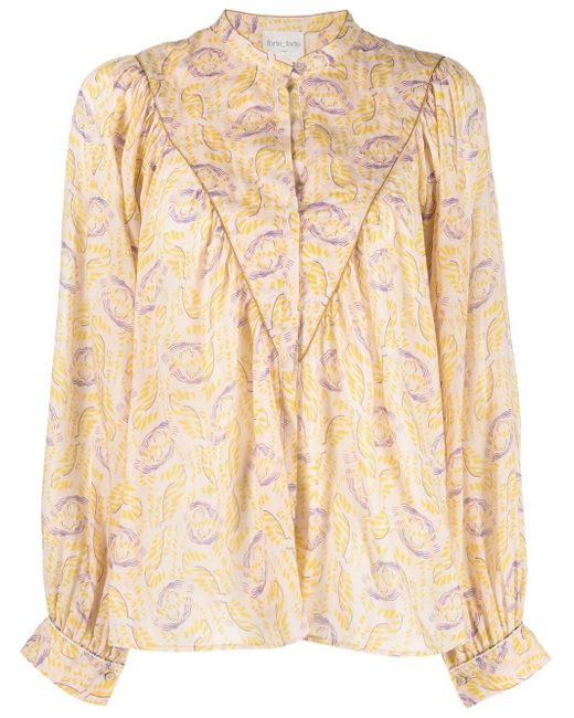 Forte-Forte abstract-print blouse