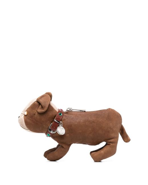 Moschino dog-shaped textured clutch