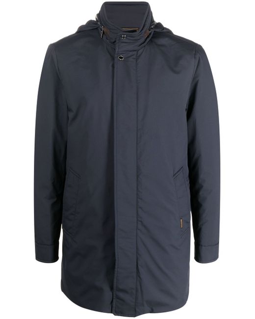 Moorer high-neck feather down jacket