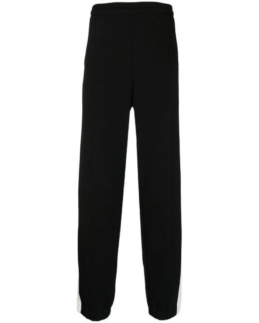 Dunhill contarsting side-stripe detail trousers