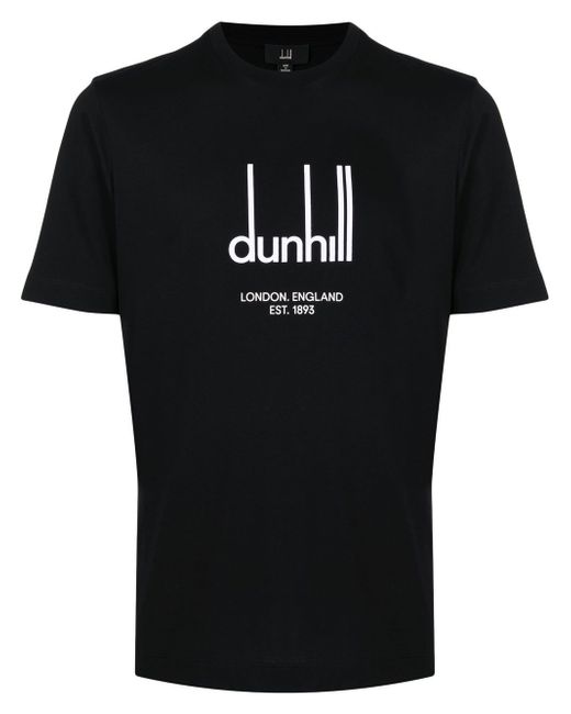 Dunhill logo-print detail T-shirt