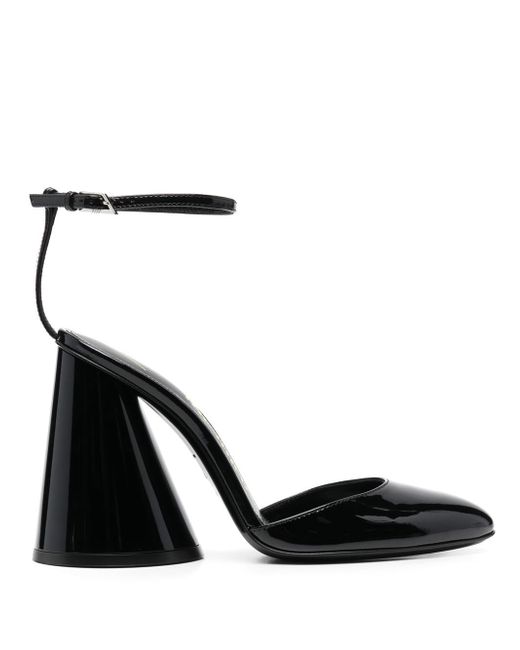 Attico pointed-toe leather pumps