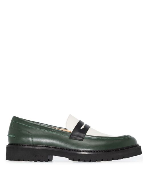 Vinny'S Richie Penny three-tone loafers