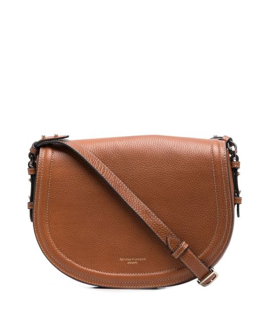 Aspinal of London Stella leather satchel