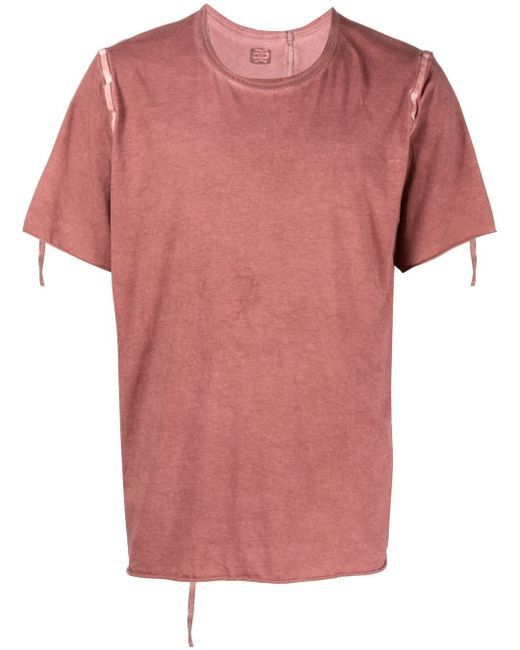 Isaac Sellam Experience panelled distressed T-shirt