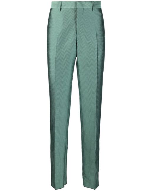 Moschino herring-bone tailored trousers
