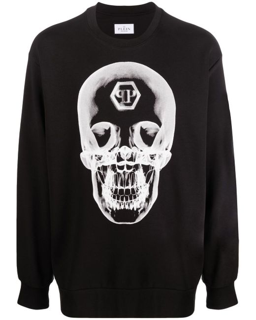 Philipp Plein skull print sweatshirt