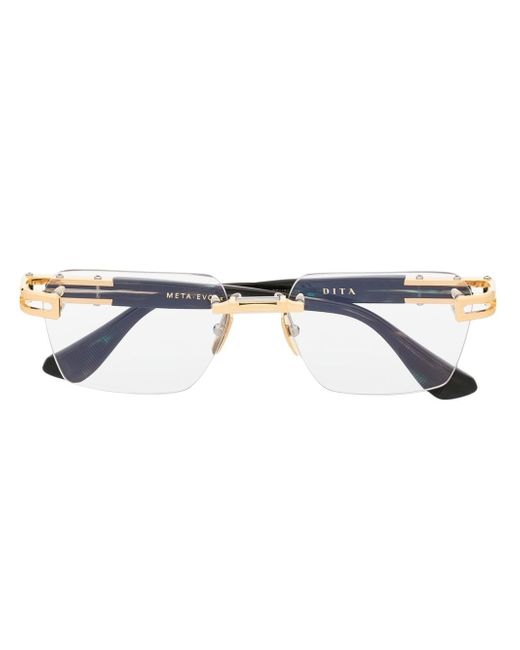 DITA Eyewear logo square-frame glasses