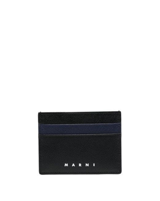 Marni logo-print card holder