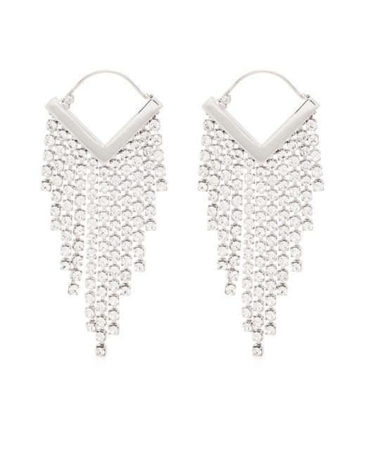 Isabel Marant glass crystal-embellished earrings