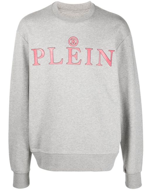Philipp Plein logo-print cotton sweatshirt