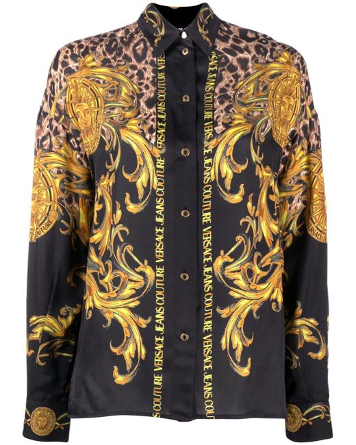 Versace Jeans Couture Barocco-print shirt