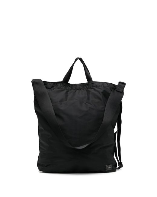 Porter-Yoshida & Co. logo-patch shoulder bag