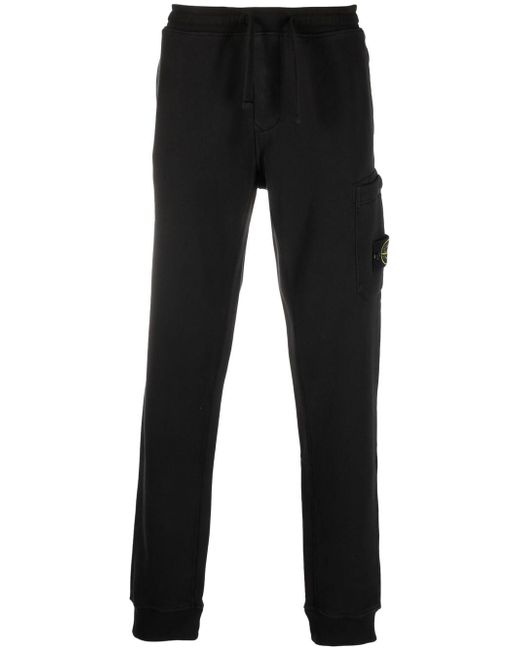 Stone Island tapered fleece track trousers