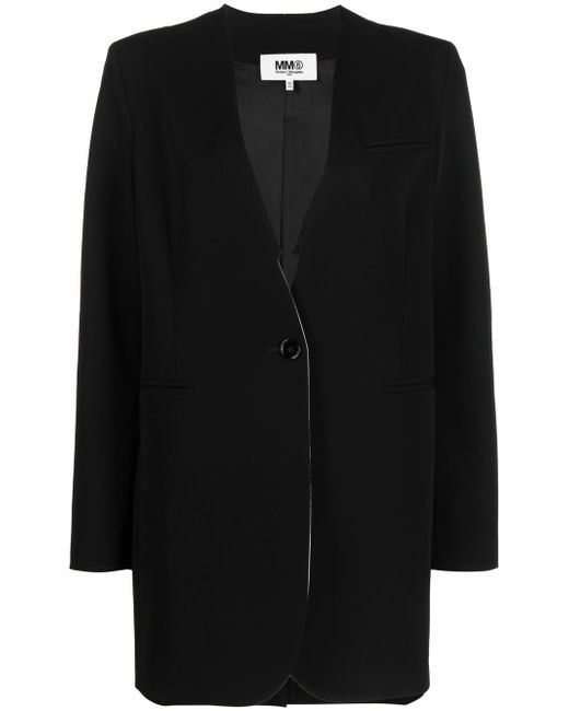 Mm6 Maison Margiela single-breasted tailored coat