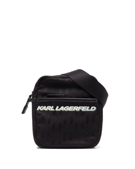 Karl Lagerfeld logo messenger bag