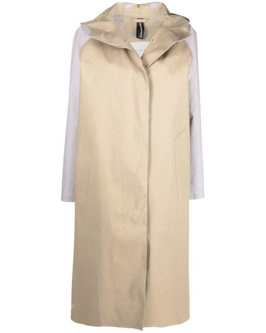 Mackintosh ORLA Fawn Bonded Cotton Hooded Coat