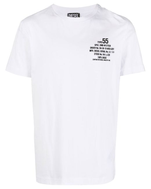 Diesel graphic-print cotton T-Shirt