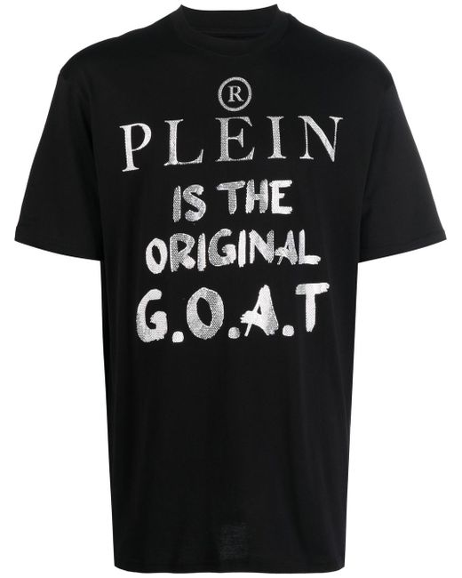 Philipp Plein slogan-print round neck T-shirt