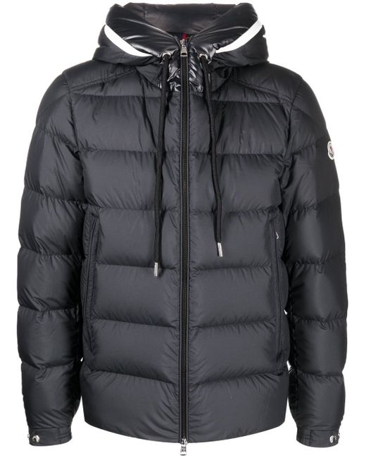 Moncler hooded feather down jacket