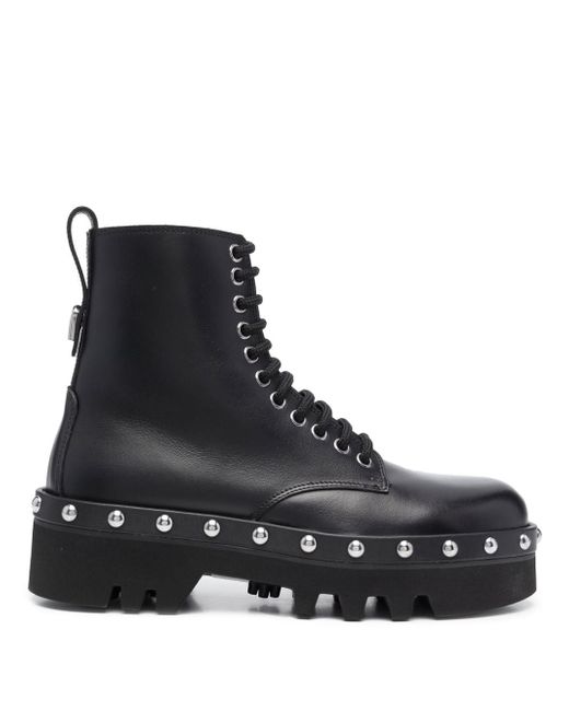 Furla studded lace-up boots