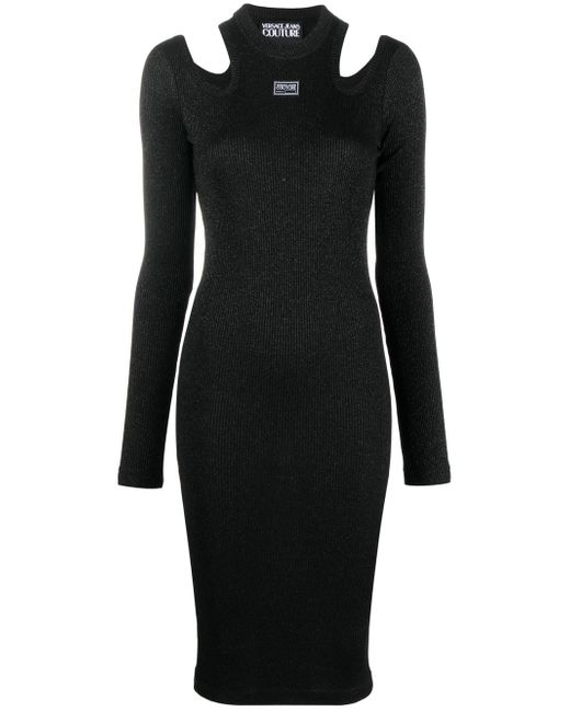 Versace Jeans Couture cut-out knitted dress