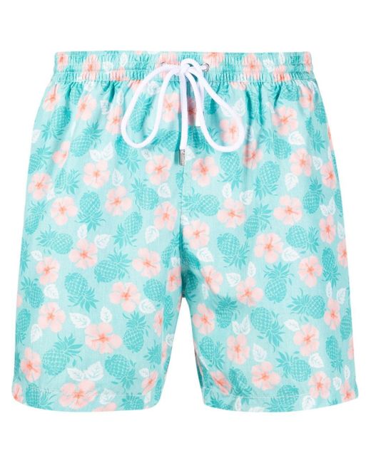 Barba floral-print swimming shorts